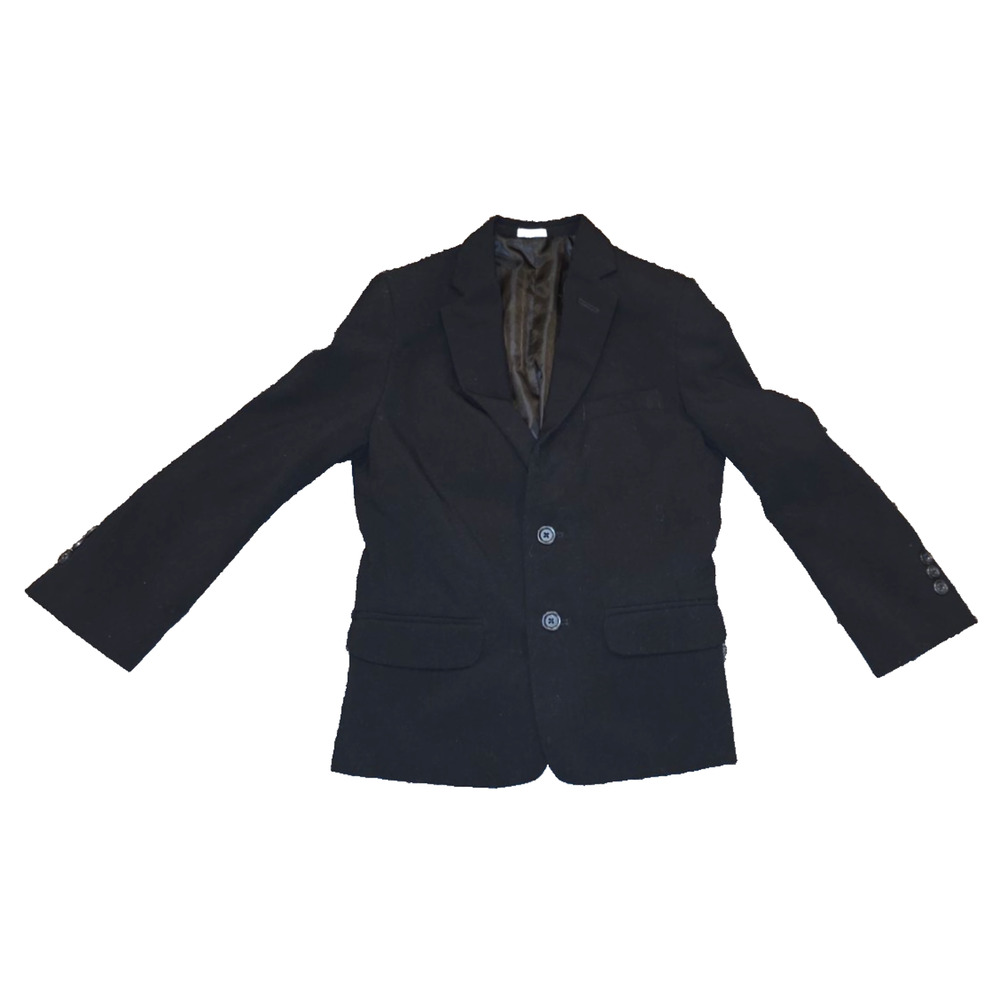 Calvin Klein Boys Black Blazer Suit Jacket Size 8 Dress Coat Formal Wedding